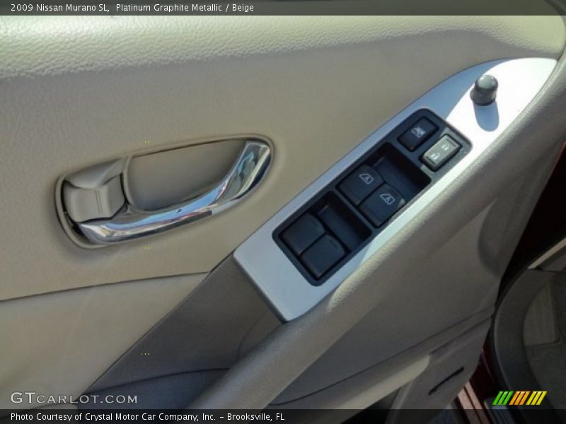 Platinum Graphite Metallic / Beige 2009 Nissan Murano SL