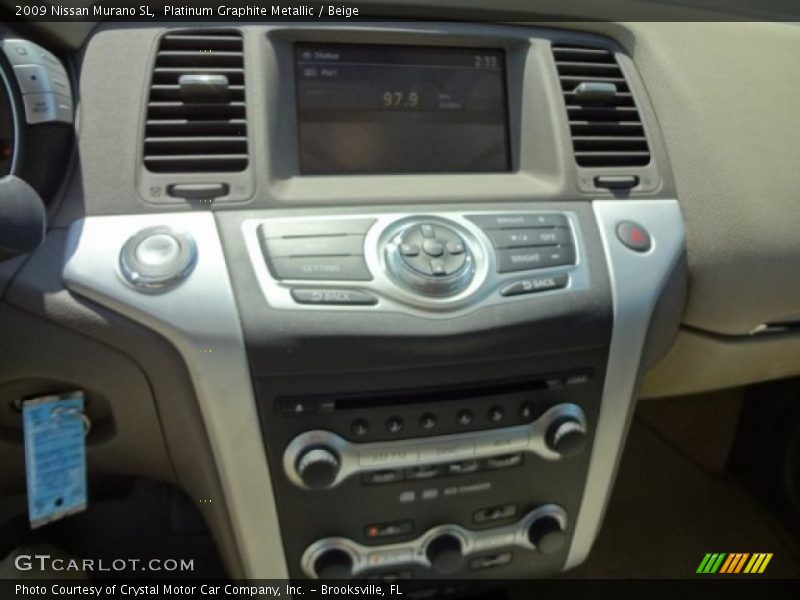 Platinum Graphite Metallic / Beige 2009 Nissan Murano SL