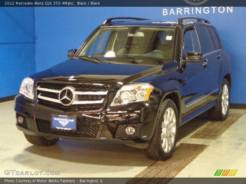 Black / Black 2012 Mercedes-Benz GLK 350 4Matic
