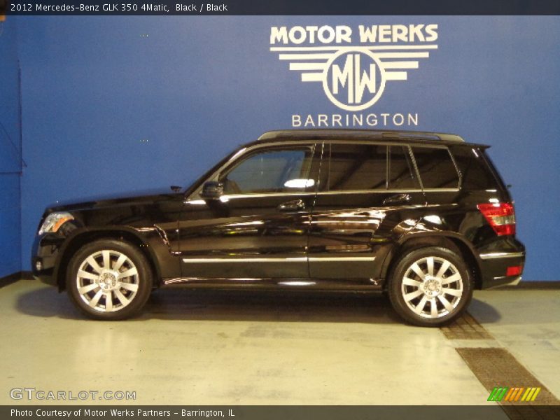 Black / Black 2012 Mercedes-Benz GLK 350 4Matic