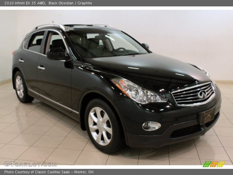 Black Obsidian / Graphite 2010 Infiniti EX 35 AWD