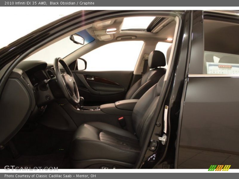 Black Obsidian / Graphite 2010 Infiniti EX 35 AWD