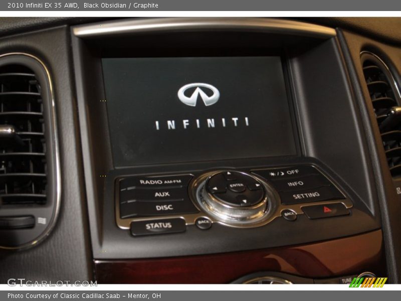 Black Obsidian / Graphite 2010 Infiniti EX 35 AWD