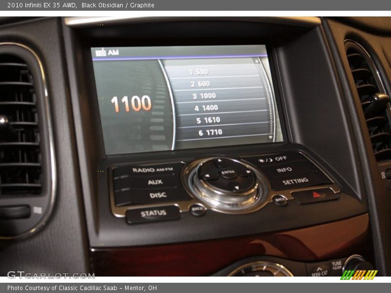 Black Obsidian / Graphite 2010 Infiniti EX 35 AWD