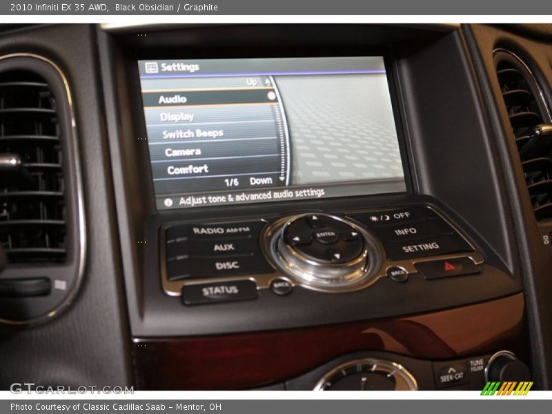 Black Obsidian / Graphite 2010 Infiniti EX 35 AWD