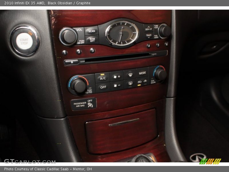 Black Obsidian / Graphite 2010 Infiniti EX 35 AWD
