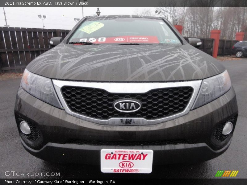 Java Brown / Black 2011 Kia Sorento EX AWD