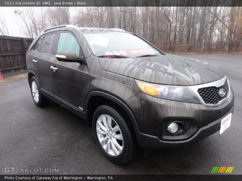Java Brown / Black 2011 Kia Sorento EX AWD