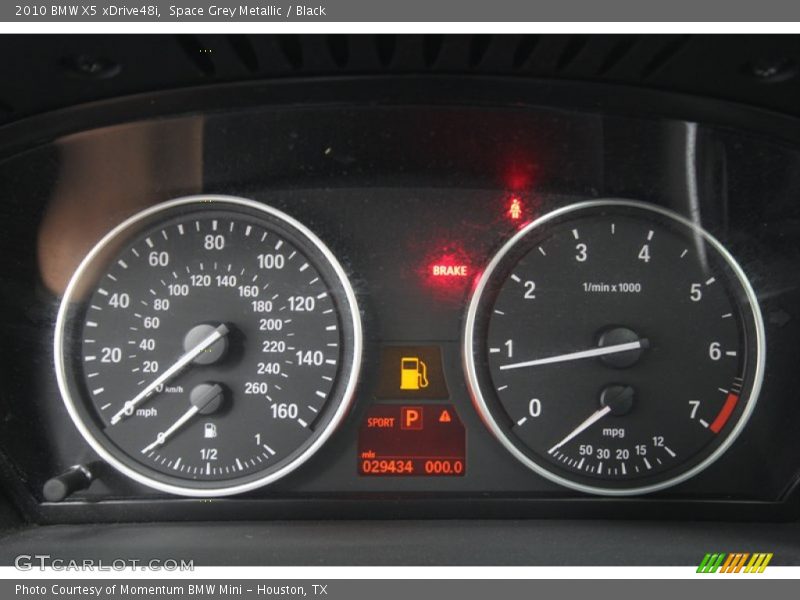 Space Grey Metallic / Black 2010 BMW X5 xDrive48i