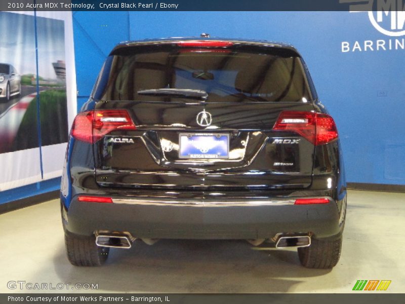 Crystal Black Pearl / Ebony 2010 Acura MDX Technology