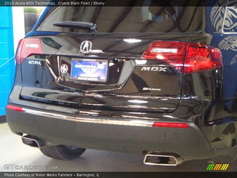 Crystal Black Pearl / Ebony 2010 Acura MDX Technology