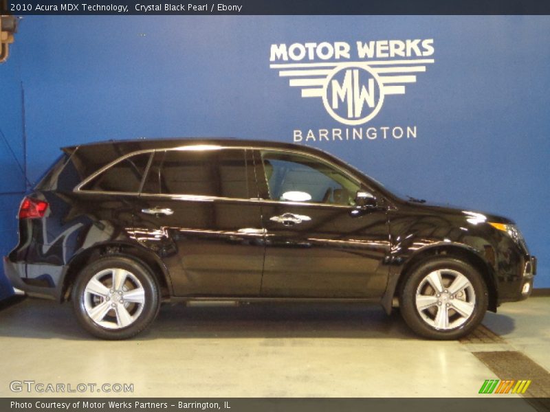 Crystal Black Pearl / Ebony 2010 Acura MDX Technology