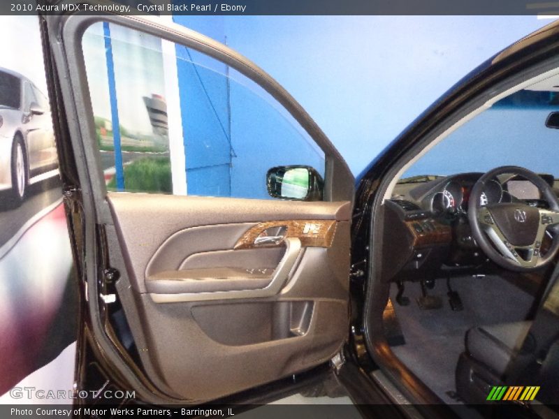 Crystal Black Pearl / Ebony 2010 Acura MDX Technology