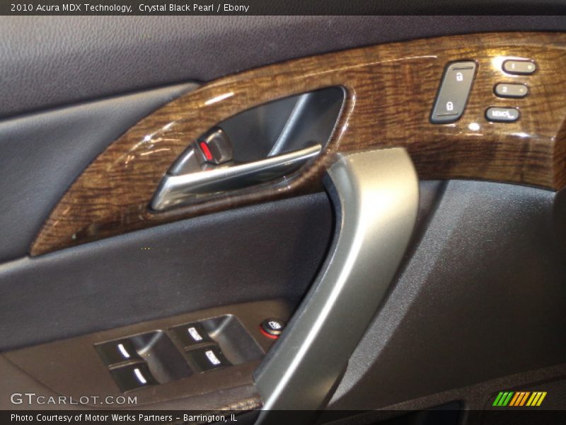 Crystal Black Pearl / Ebony 2010 Acura MDX Technology