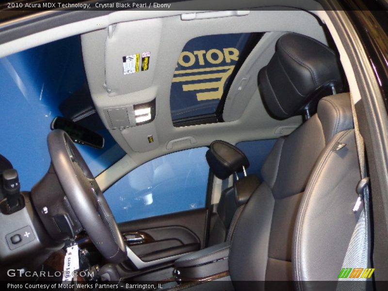 Crystal Black Pearl / Ebony 2010 Acura MDX Technology