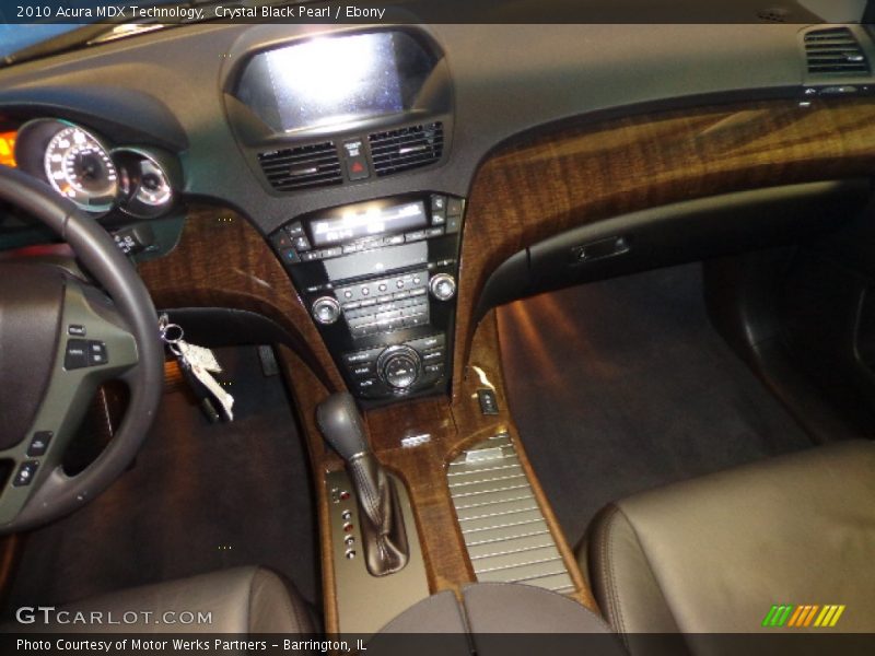 Crystal Black Pearl / Ebony 2010 Acura MDX Technology