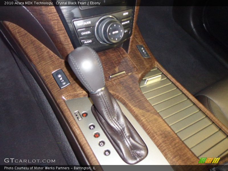 Crystal Black Pearl / Ebony 2010 Acura MDX Technology