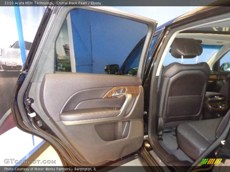 Crystal Black Pearl / Ebony 2010 Acura MDX Technology