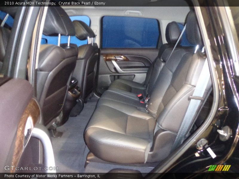 Crystal Black Pearl / Ebony 2010 Acura MDX Technology