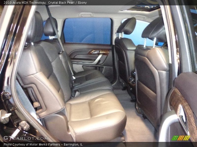 Crystal Black Pearl / Ebony 2010 Acura MDX Technology