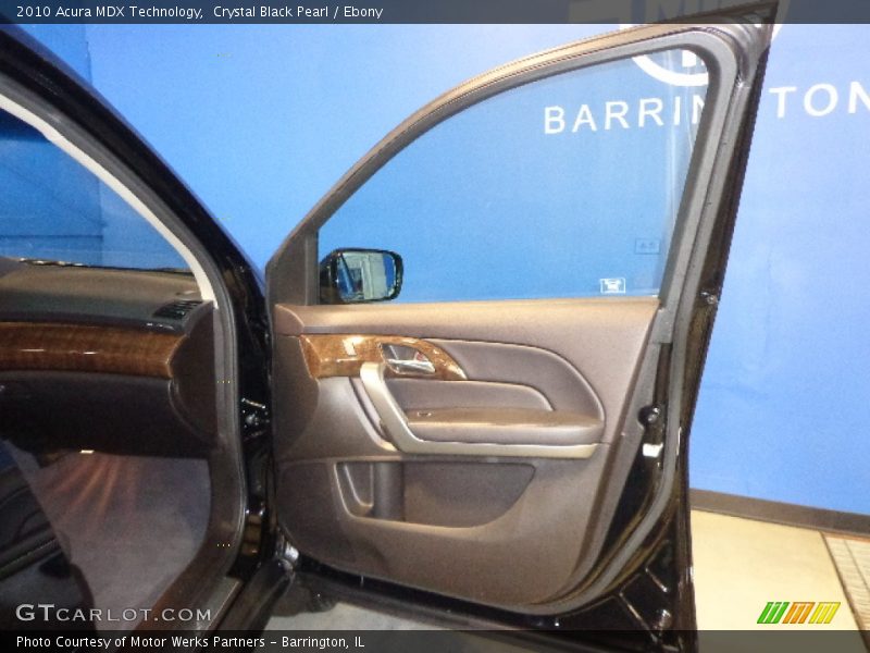 Crystal Black Pearl / Ebony 2010 Acura MDX Technology