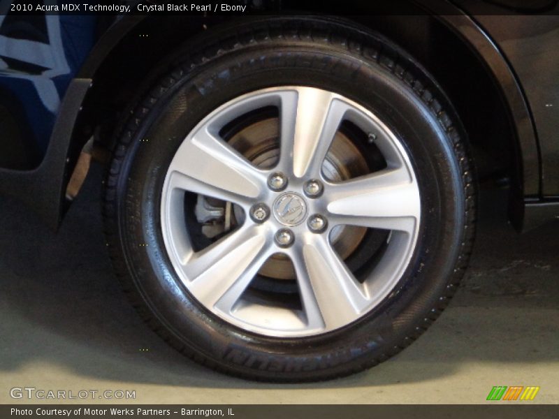 Crystal Black Pearl / Ebony 2010 Acura MDX Technology