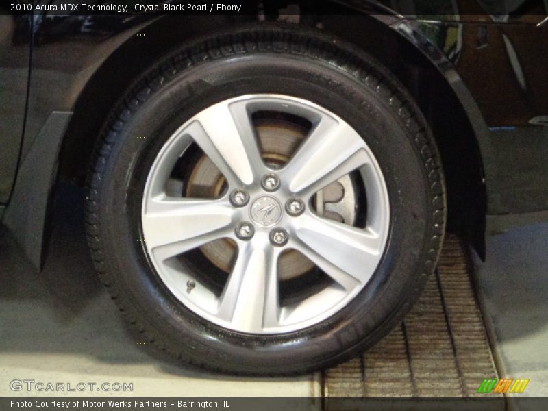 Crystal Black Pearl / Ebony 2010 Acura MDX Technology