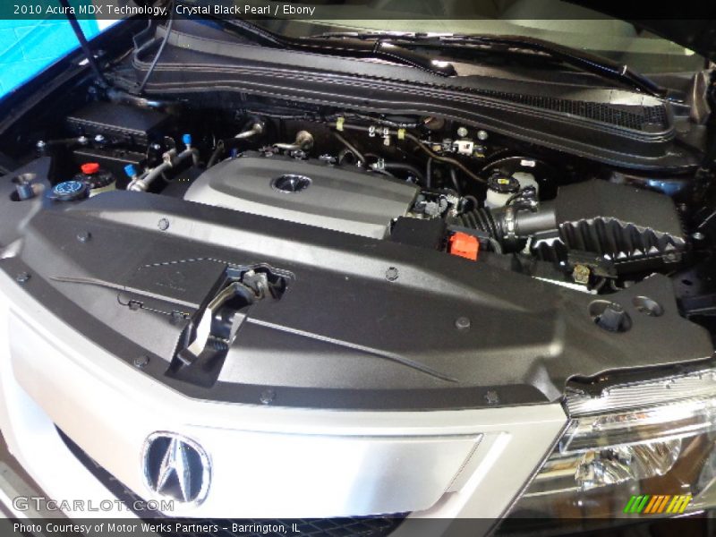 Crystal Black Pearl / Ebony 2010 Acura MDX Technology