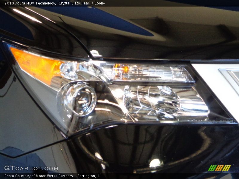 Crystal Black Pearl / Ebony 2010 Acura MDX Technology