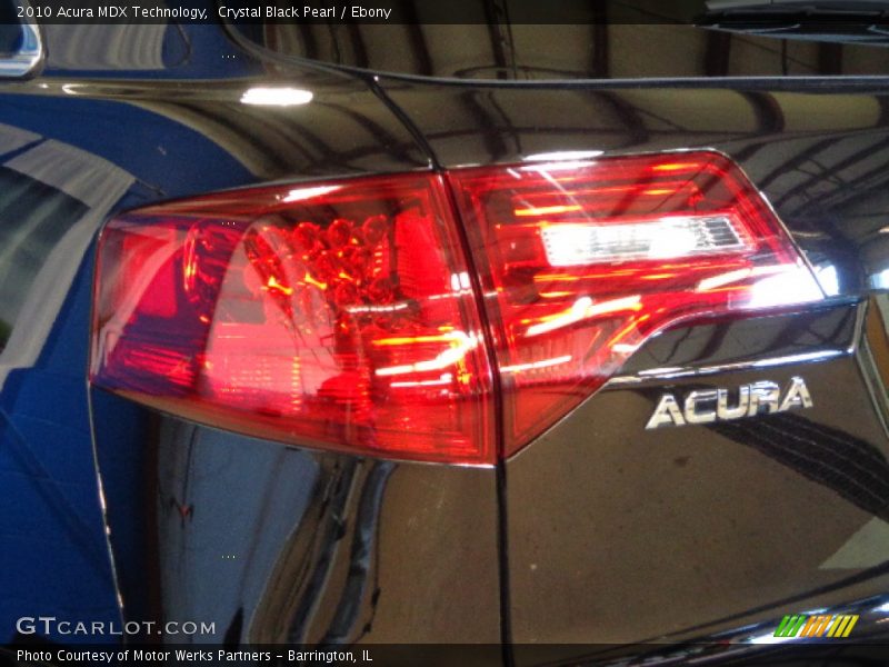 Crystal Black Pearl / Ebony 2010 Acura MDX Technology