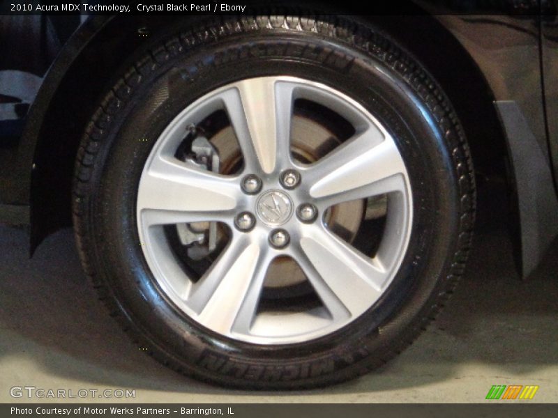 Crystal Black Pearl / Ebony 2010 Acura MDX Technology