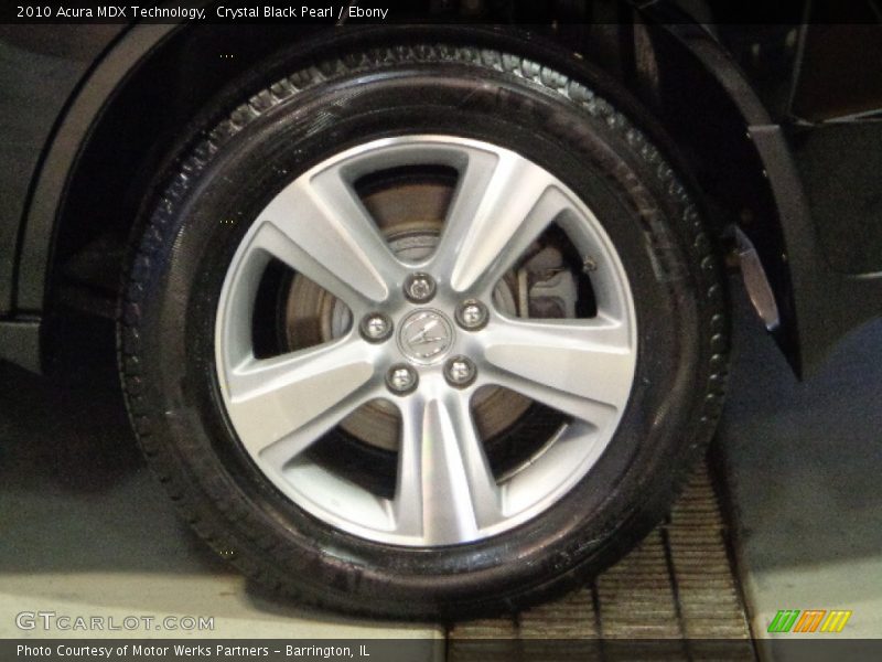 Crystal Black Pearl / Ebony 2010 Acura MDX Technology