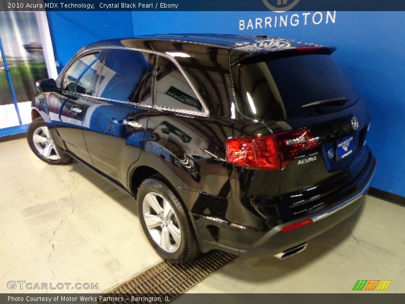 Crystal Black Pearl / Ebony 2010 Acura MDX Technology