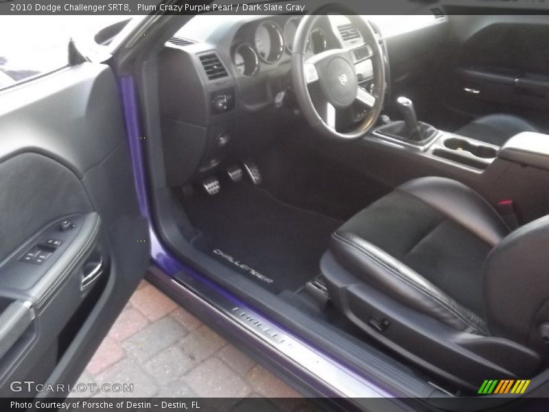Plum Crazy Purple Pearl / Dark Slate Gray 2010 Dodge Challenger SRT8