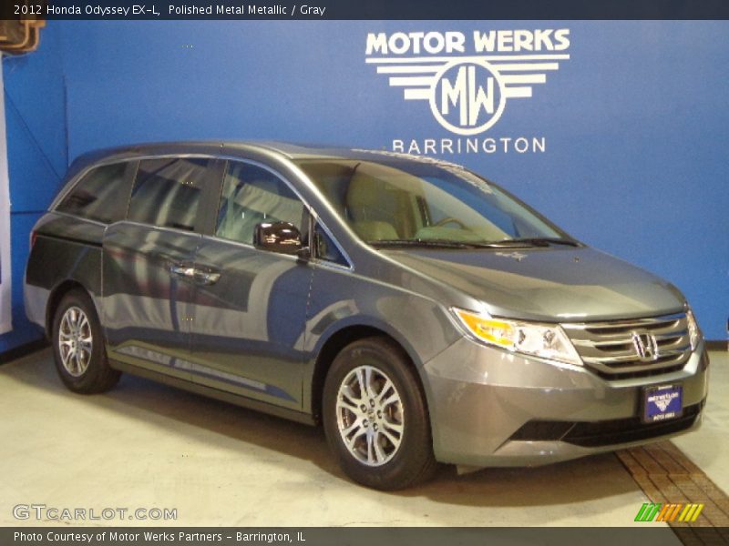 Polished Metal Metallic / Gray 2012 Honda Odyssey EX-L