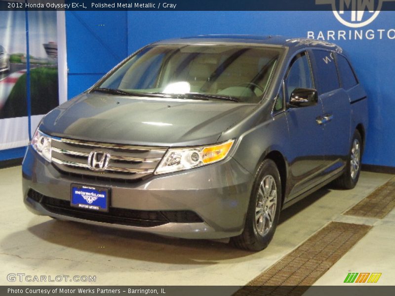 Polished Metal Metallic / Gray 2012 Honda Odyssey EX-L