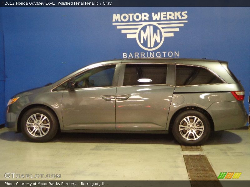Polished Metal Metallic / Gray 2012 Honda Odyssey EX-L