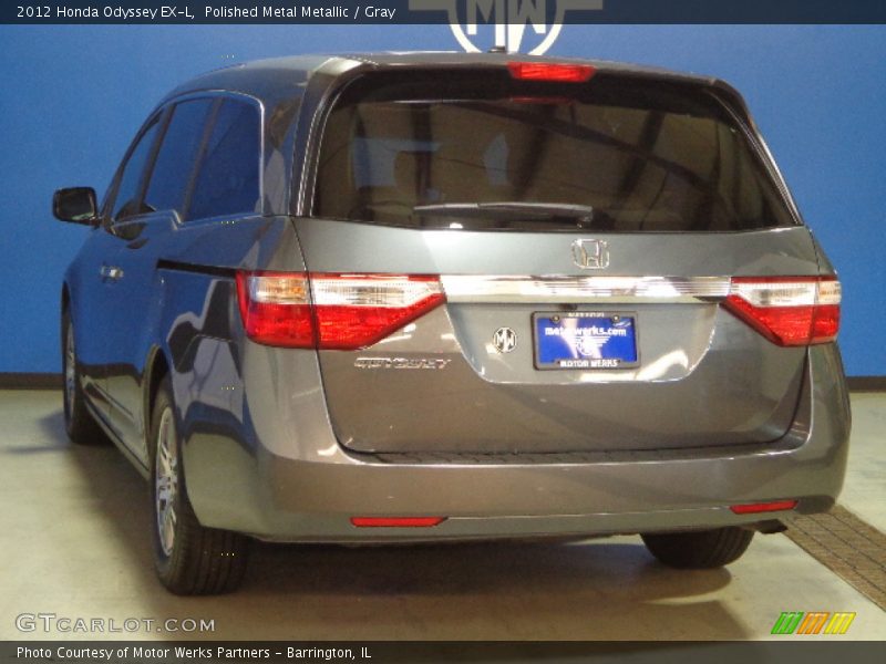 Polished Metal Metallic / Gray 2012 Honda Odyssey EX-L