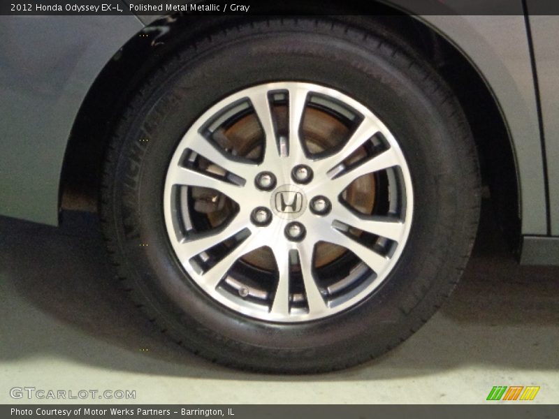Polished Metal Metallic / Gray 2012 Honda Odyssey EX-L