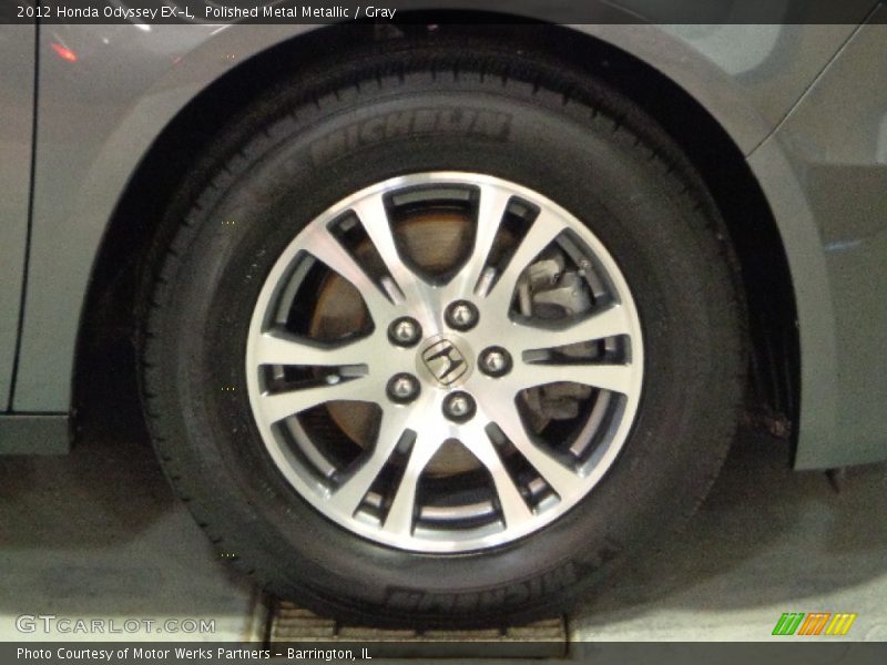 Polished Metal Metallic / Gray 2012 Honda Odyssey EX-L