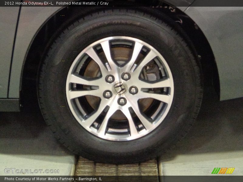 Polished Metal Metallic / Gray 2012 Honda Odyssey EX-L