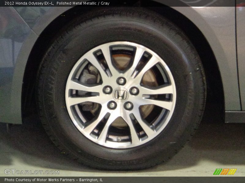 Polished Metal Metallic / Gray 2012 Honda Odyssey EX-L