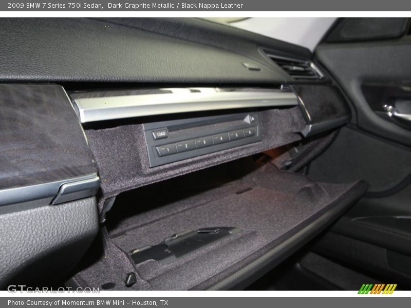 Dark Graphite Metallic / Black Nappa Leather 2009 BMW 7 Series 750i Sedan