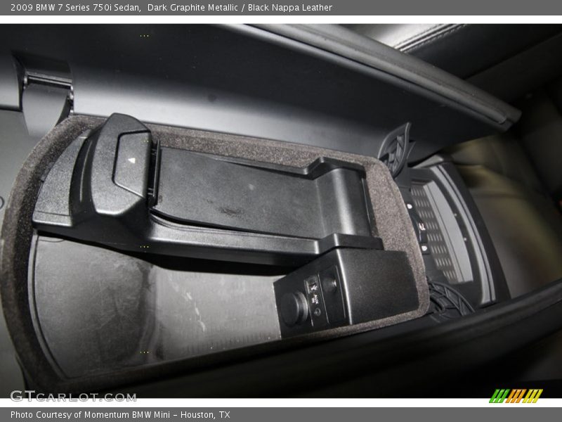 Dark Graphite Metallic / Black Nappa Leather 2009 BMW 7 Series 750i Sedan