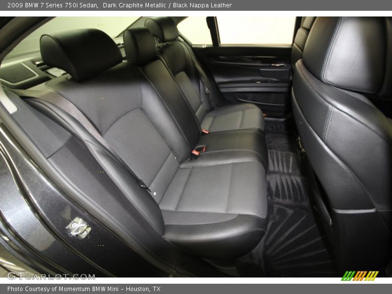 Dark Graphite Metallic / Black Nappa Leather 2009 BMW 7 Series 750i Sedan