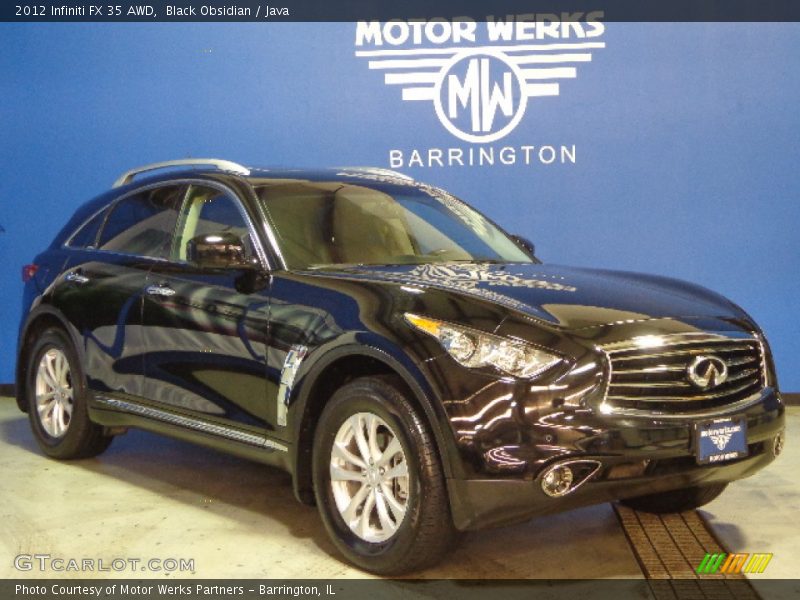 Black Obsidian / Java 2012 Infiniti FX 35 AWD