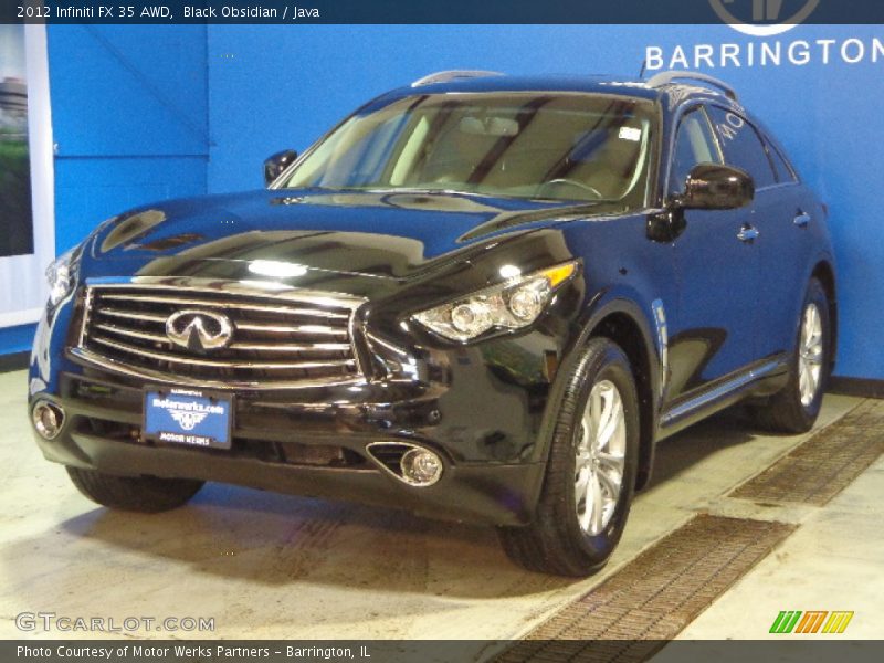 Black Obsidian / Java 2012 Infiniti FX 35 AWD