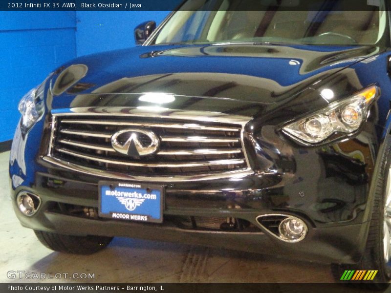 Black Obsidian / Java 2012 Infiniti FX 35 AWD