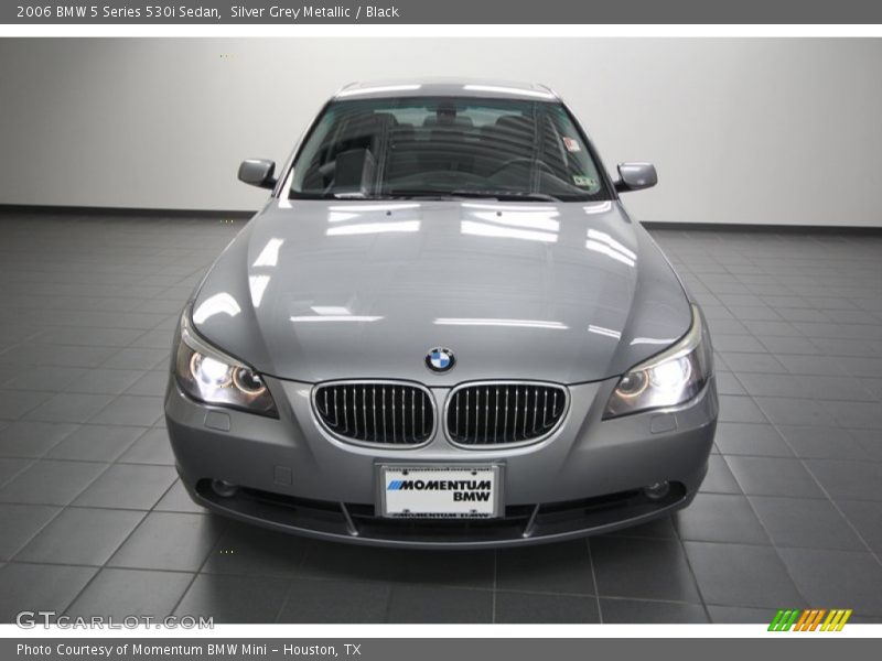 Silver Grey Metallic / Black 2006 BMW 5 Series 530i Sedan