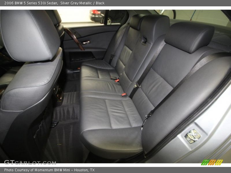 Silver Grey Metallic / Black 2006 BMW 5 Series 530i Sedan